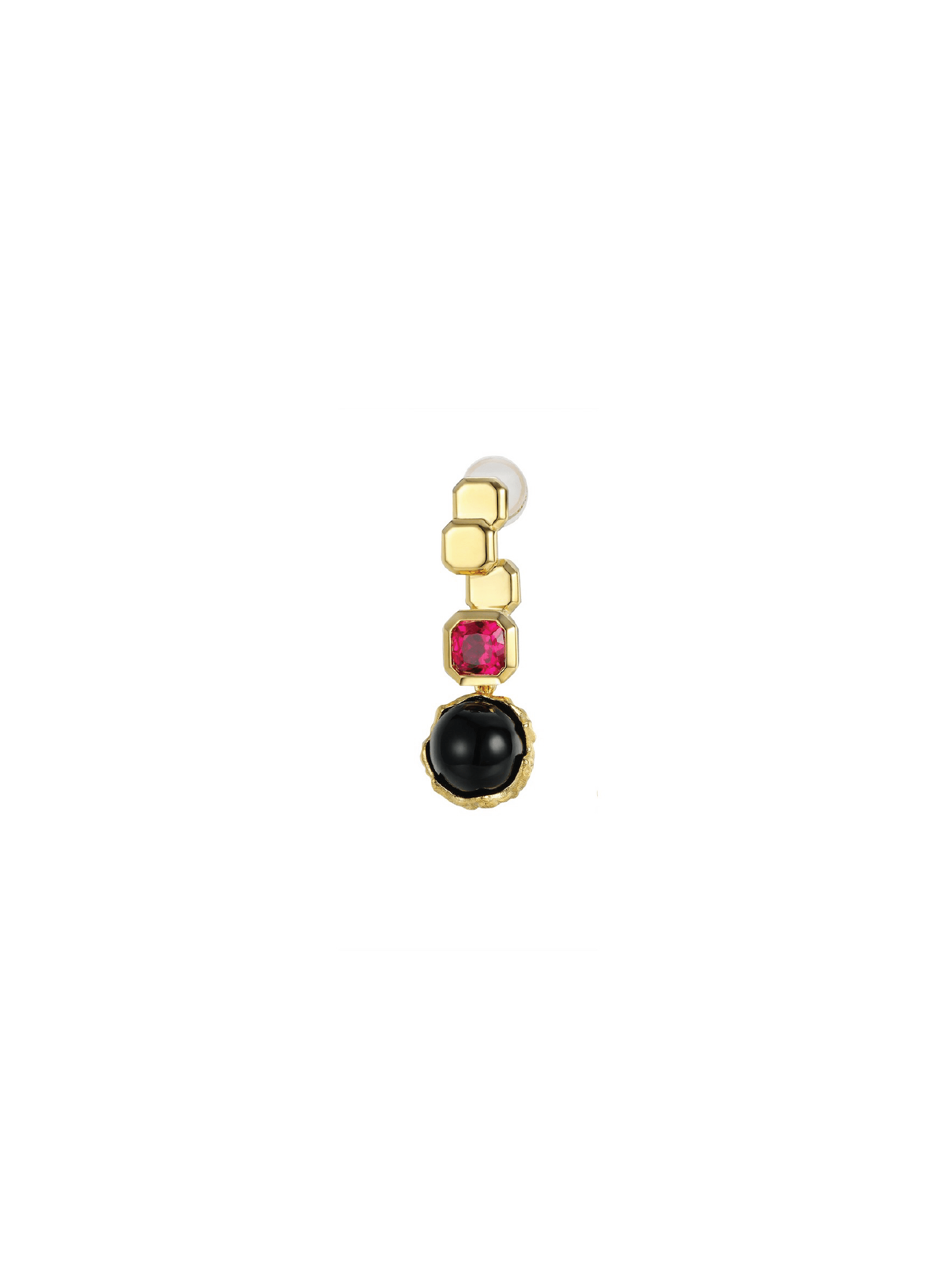 Black Berry Earring (Single) - Earrings | Orange Cube
