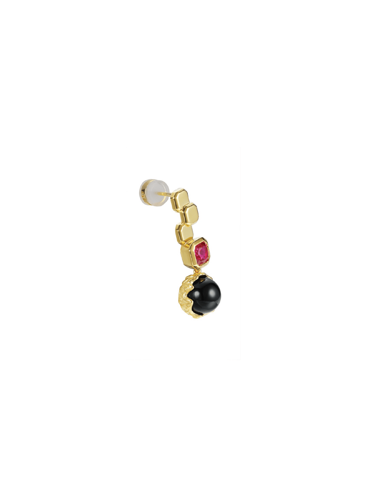 Black Berry Earring (Single) - Earrings | Orange Cube