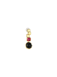 Black Berry Earring (Single) - Earrings | Orange Cube