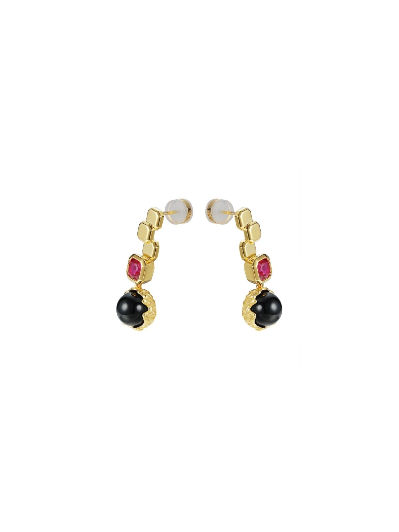 Black Berry Earrings (Pair) - Set | Orange Cube