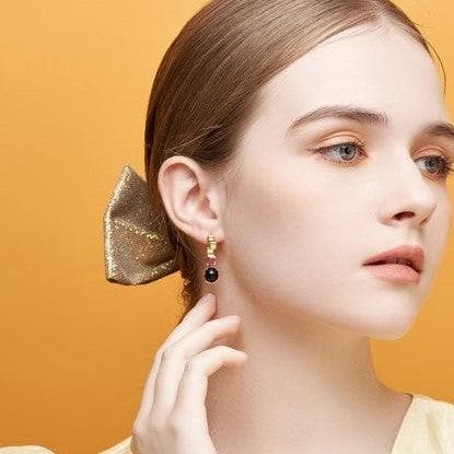 Black Berry Earrings (Pair) - Set | Orange Cube