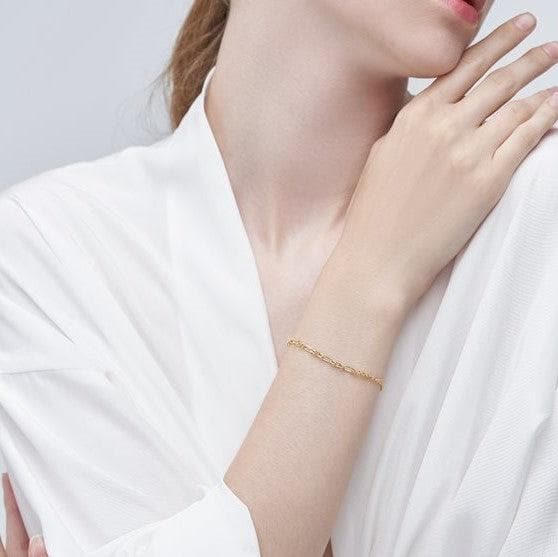 Blissful Time Bracelet - Double Chain - Bracelet | Orange Cube