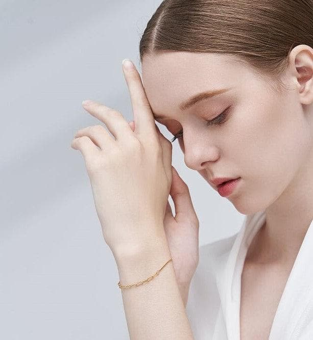 Blissful Time Bracelet - Single Chain - Bracelet | Orange Cube