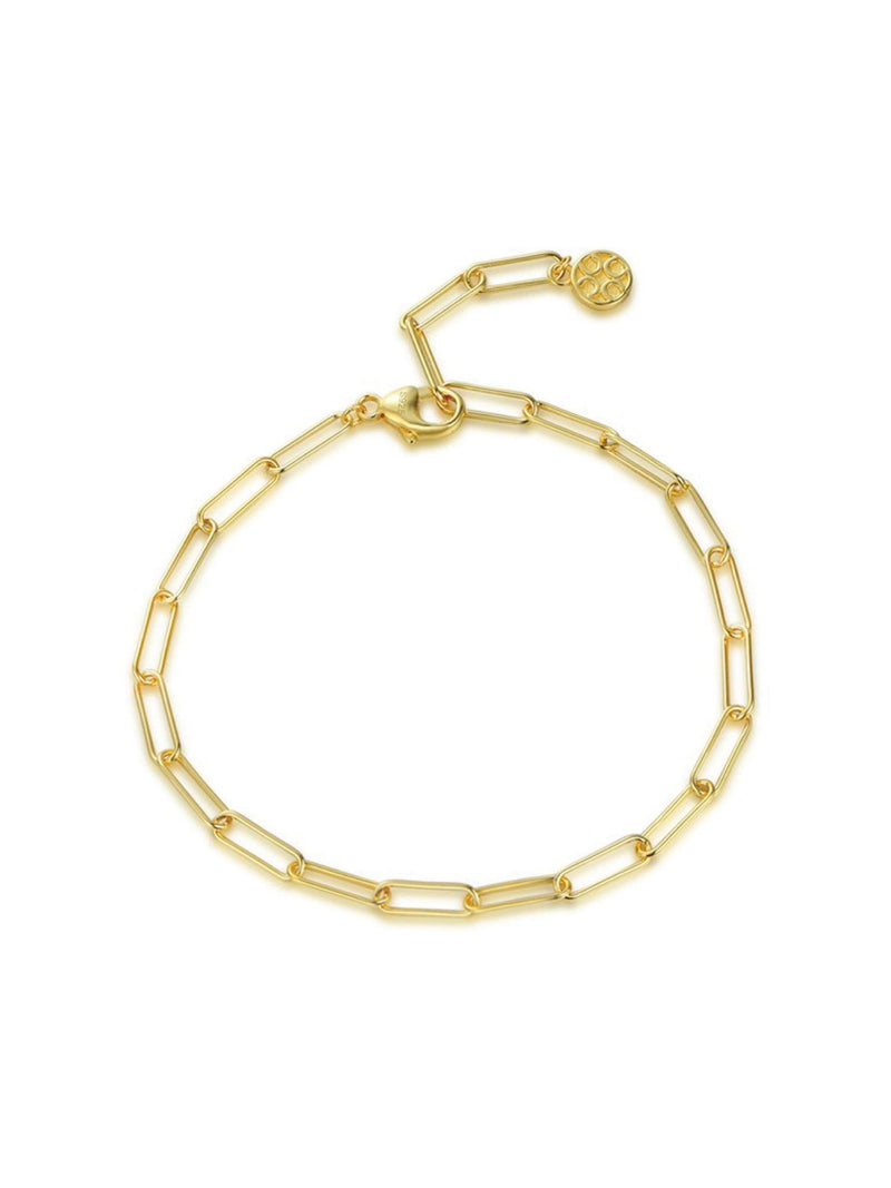 Blissful Time Bracelet - Thin Chain - Bracelet | Orange Cube