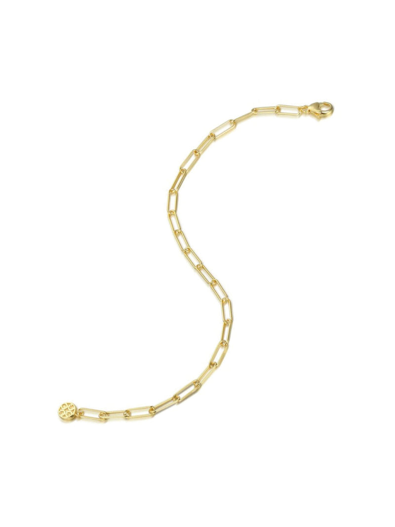 Blissful Time Bracelet - Thin Chain - Bracelet | Orange Cube