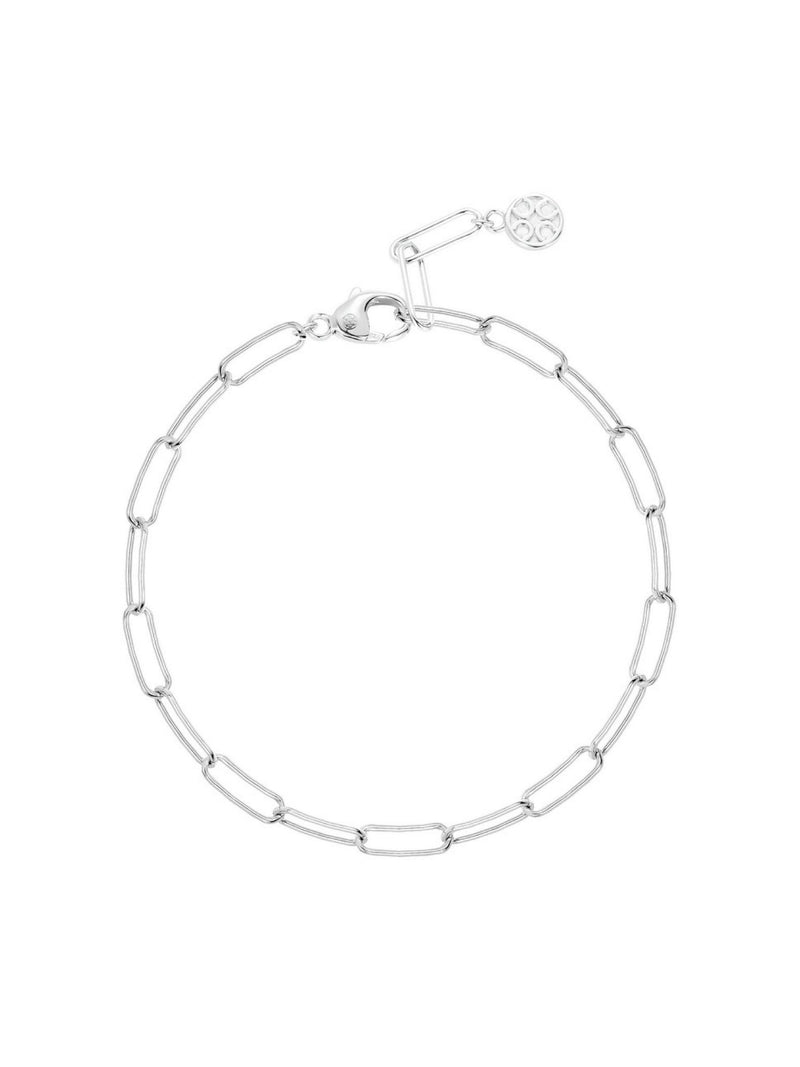 Blissful Time Bracelet - Thin Chain (White) - Bracelet | Orange Cube