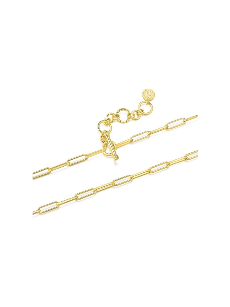 Blissful Time Necklace - Block Chain - Necklace | Orange Cube