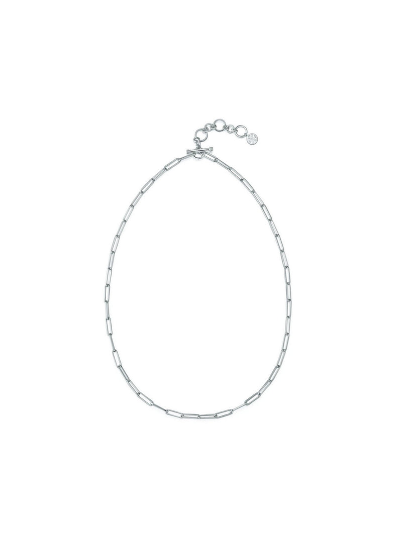 Blissful Time Necklace - Block Chain (White) - Necklace | Orange Cube