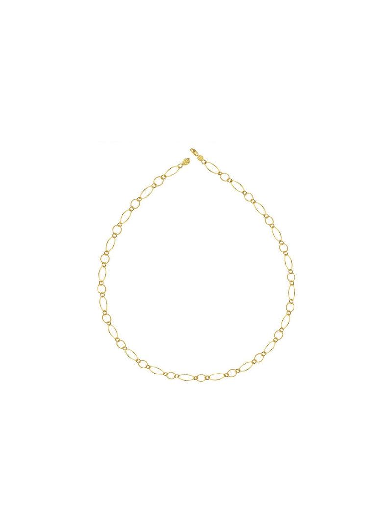 Blissful Time Necklace - Delicate Link Chain (Long) - Necklace | Orange Cube