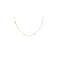 Blissful Time Necklace - Delicate Link Chain (Long) - Necklace | Orange Cube