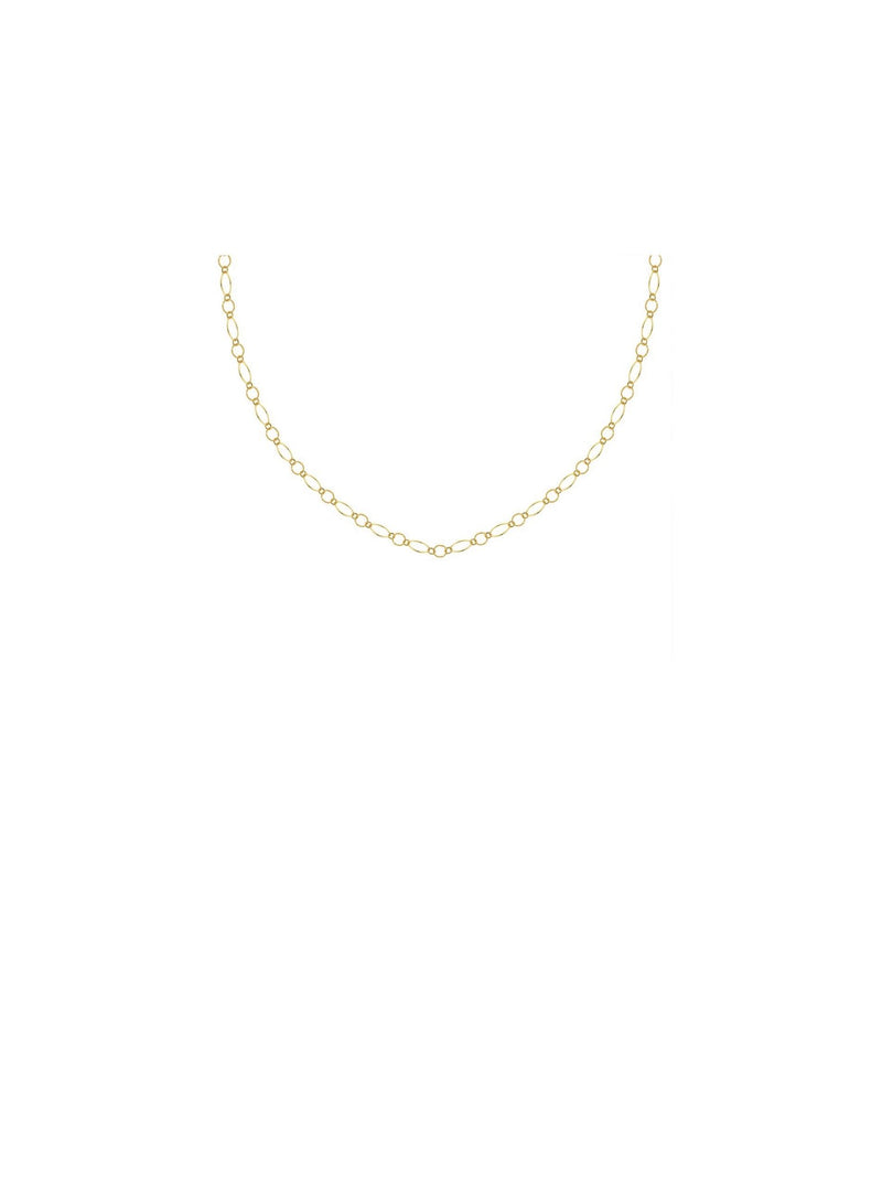 Blissful Time Necklace - Delicate Link Chain (Long) - Necklace | Orange Cube