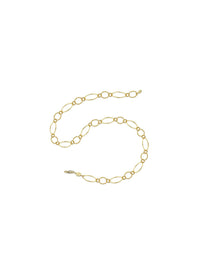 Blissful Time Necklace - Delicate Link Chain (Short) - Necklace | Orange Cube