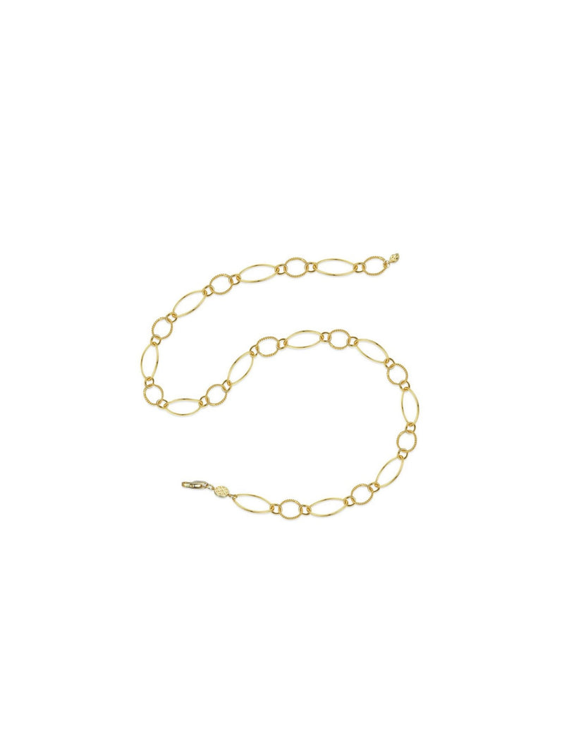 Blissful Time Necklace - Delicate Link Chain (Short) - Necklace | Orange Cube