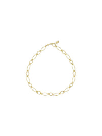 Blissful Time Necklace - Delicate Link Chain (Short) - Necklace | Orange Cube