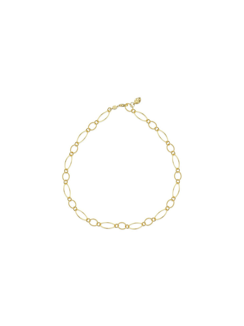 Blissful Time Necklace - Delicate Link Chain (Short) - Necklace | Orange Cube