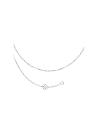 Blissful Time Necklace - Logo Chain (White) - Necklace | Orange Cube