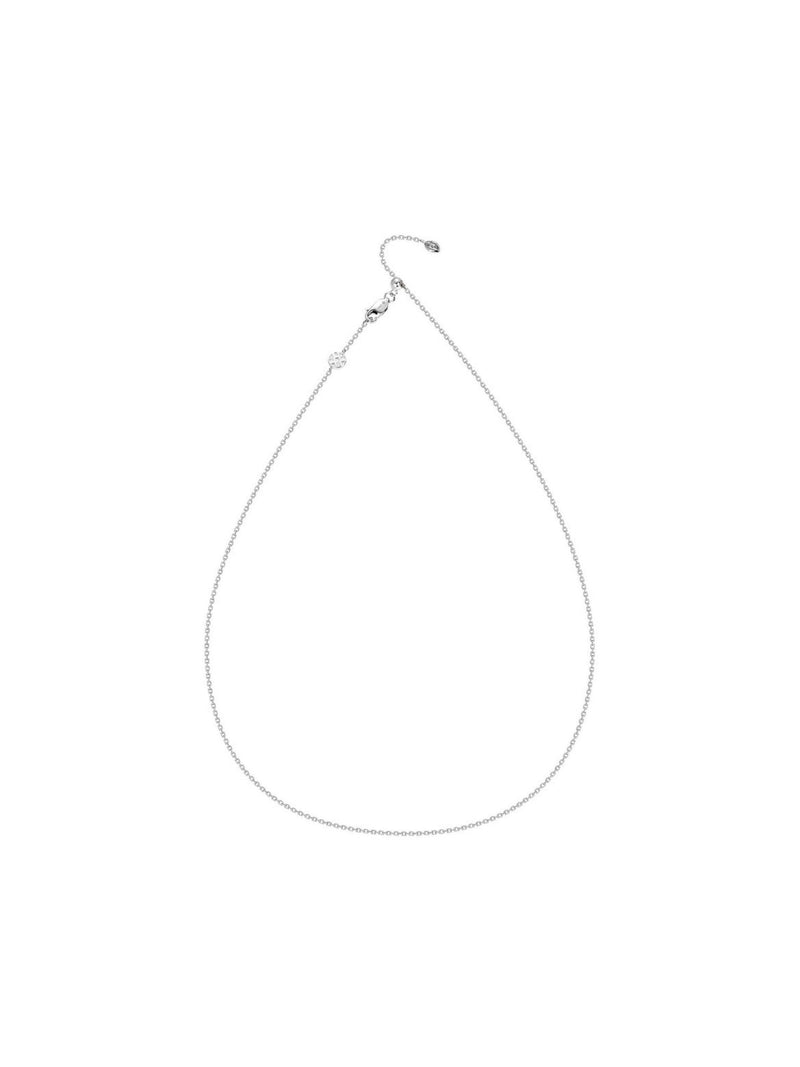 Blissful Time Necklace - Logo Chain (White) - Necklace | Orange Cube