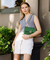 Chain Shoulder Bag - Green - Bag | Orange Cube