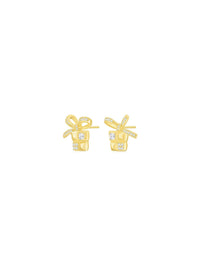 Crystal Present Earrings (Pair) - Earrings | Orange Cube