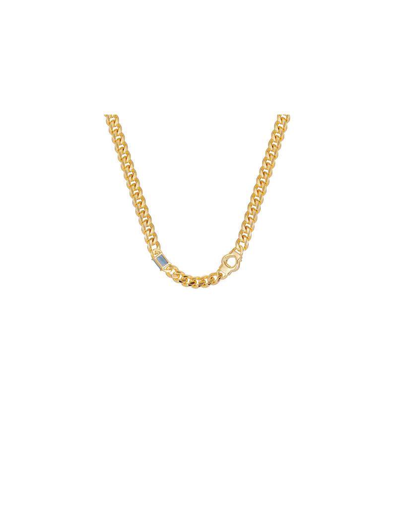 Curb Link Chain - Necklace | Orange Cube