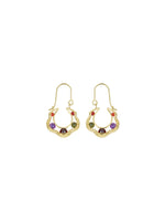 Demeter Earrings (Pair) - Set | Orange Cube