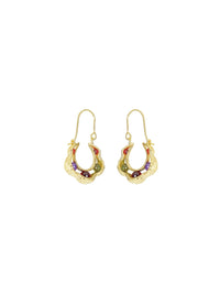 Demeter Earrings (Pair) - Set | Orange Cube