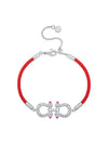 Double Horseshoe Bracelet (White) - Bracelet | Orange Cube