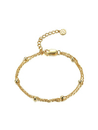 Elegance Bracelet - Double Chain - Bracelet | Orange Cube