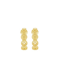 Elegant Beauty Clip - on Earring (Pair) - Set | Orange Cube