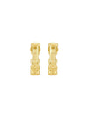 Elegant Beauty Clip - on Earring (Pair) - Set | Orange Cube