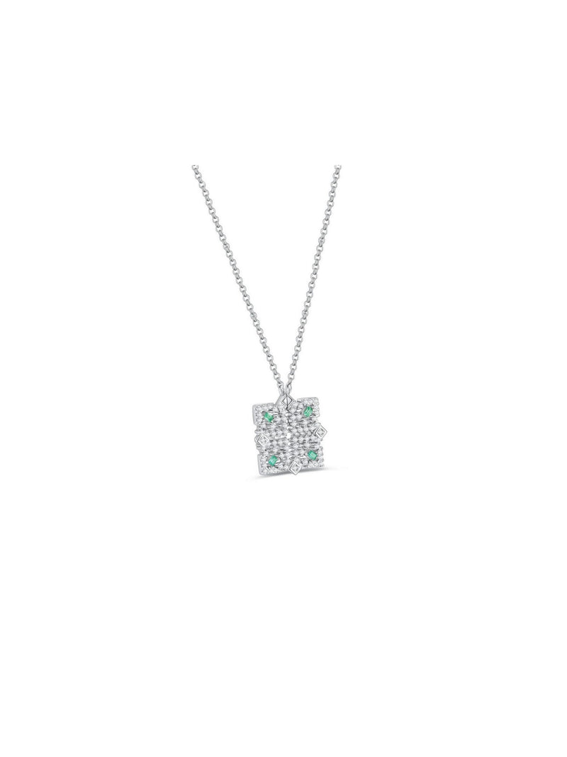 Emerald Palace Necklace (White) - Necklace | Orange Cube