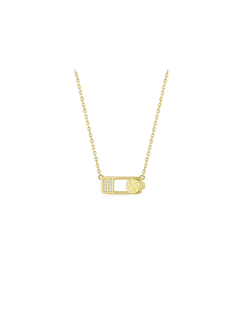 Energy Lock Necklace - Necklace | Orange Cube