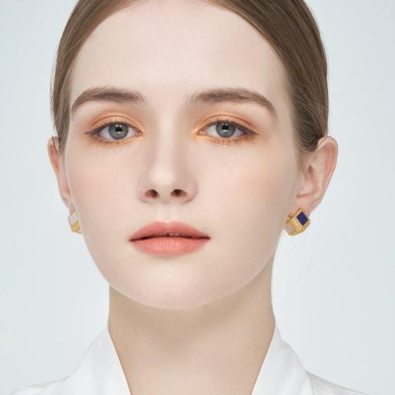 Enigma Earring (Single) - Earrings | Orange Cube