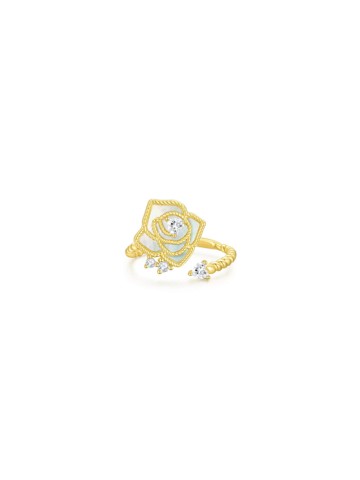 Everlasting Rose Ring - Ring | Orange Cube
