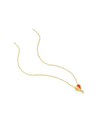 Floating Love Necklace - Red Agate - Necklace | Orange Cube