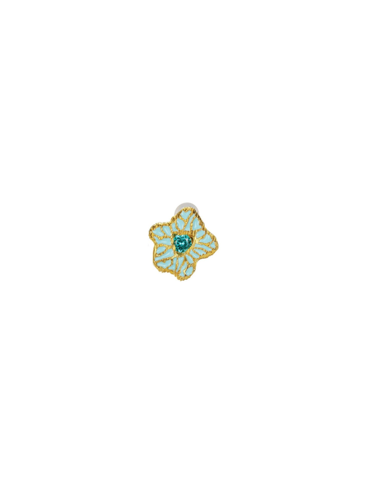 Flora Earring - Light Blue (Single) - Earrings | Orange Cube