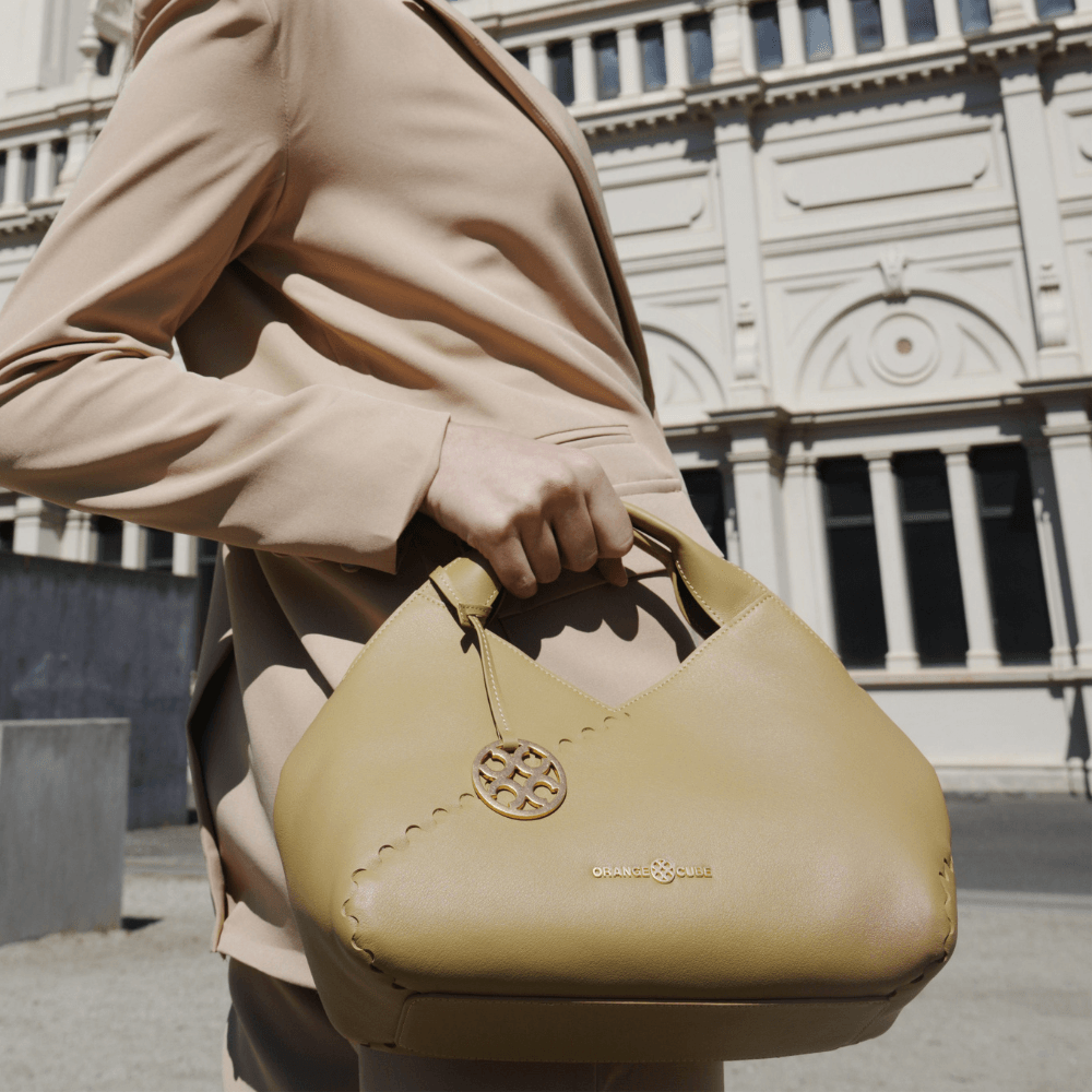 Fortune Cookie Mini Tote - Brown - Bag | Orange Cube