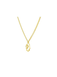 Guardian Pendant - Necklace | Orange Cube