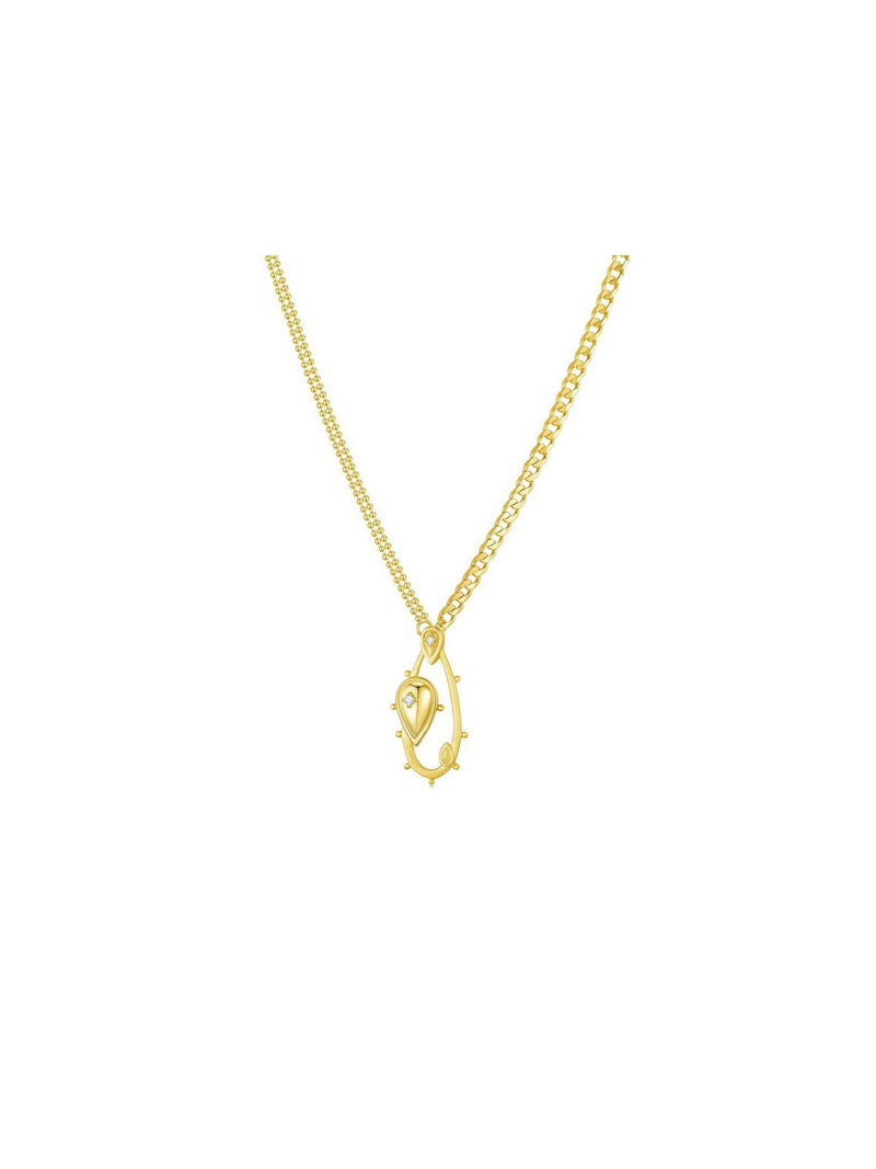 Guardian Pendant - Necklace | Orange Cube