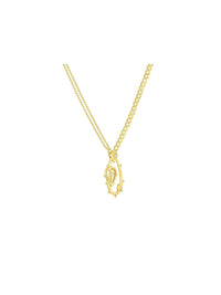 Guardian Pendant - Necklace | Orange Cube