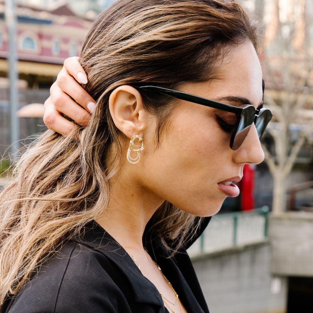 Guardian Star Earring (Single) - Earrings | Orange Cube