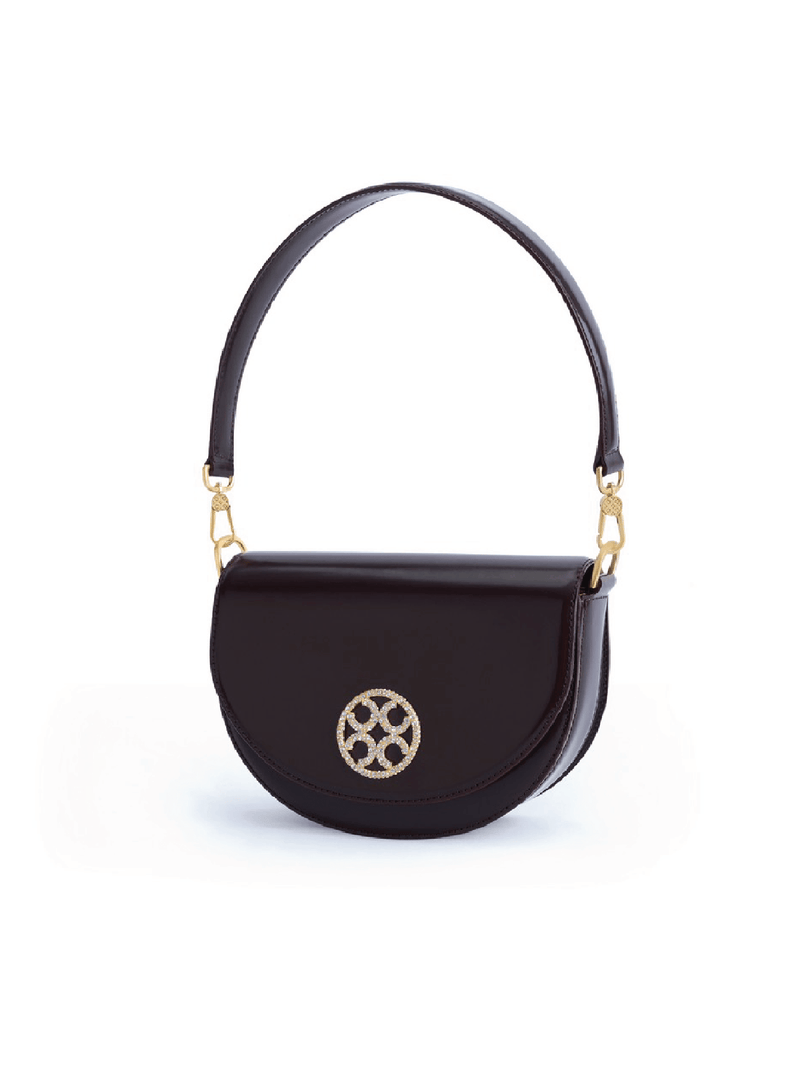 Half Moon Bag - Maroon - Bag | Orange Cube