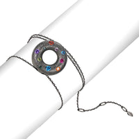 Halo Multiple Style Pendant - Small (Ebony) - Necklace | Orange Cube