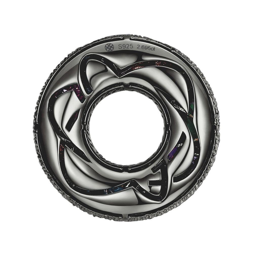 Halo Multiple Style Pendant - Small (Ebony) - Necklace | Orange Cube