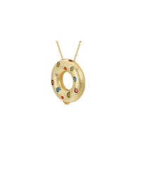 Halo Multiple Style Pendant - Small - Necklace | Orange Cube