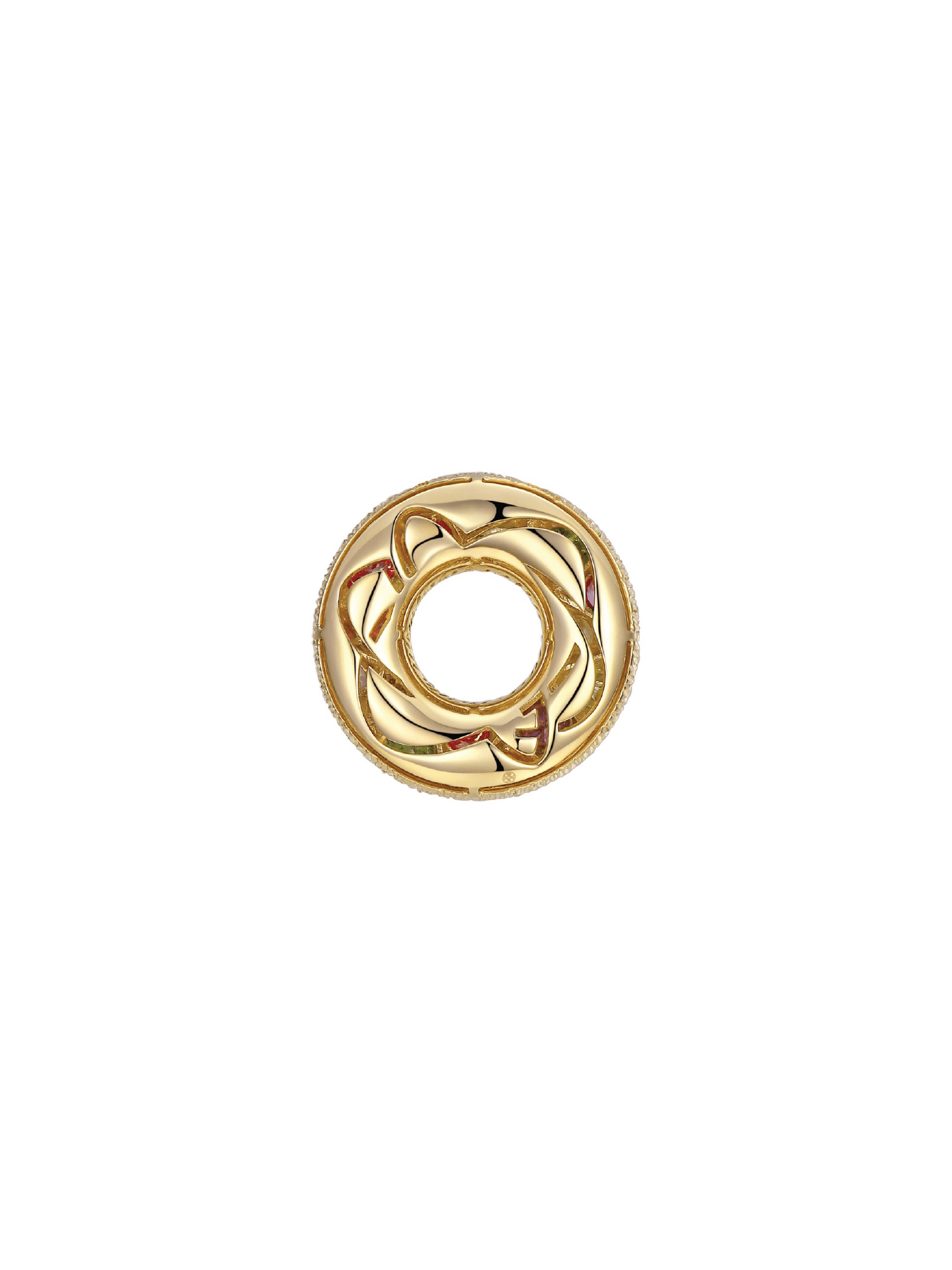 Halo Multiple Style Pendant - Small - Necklace | Orange Cube