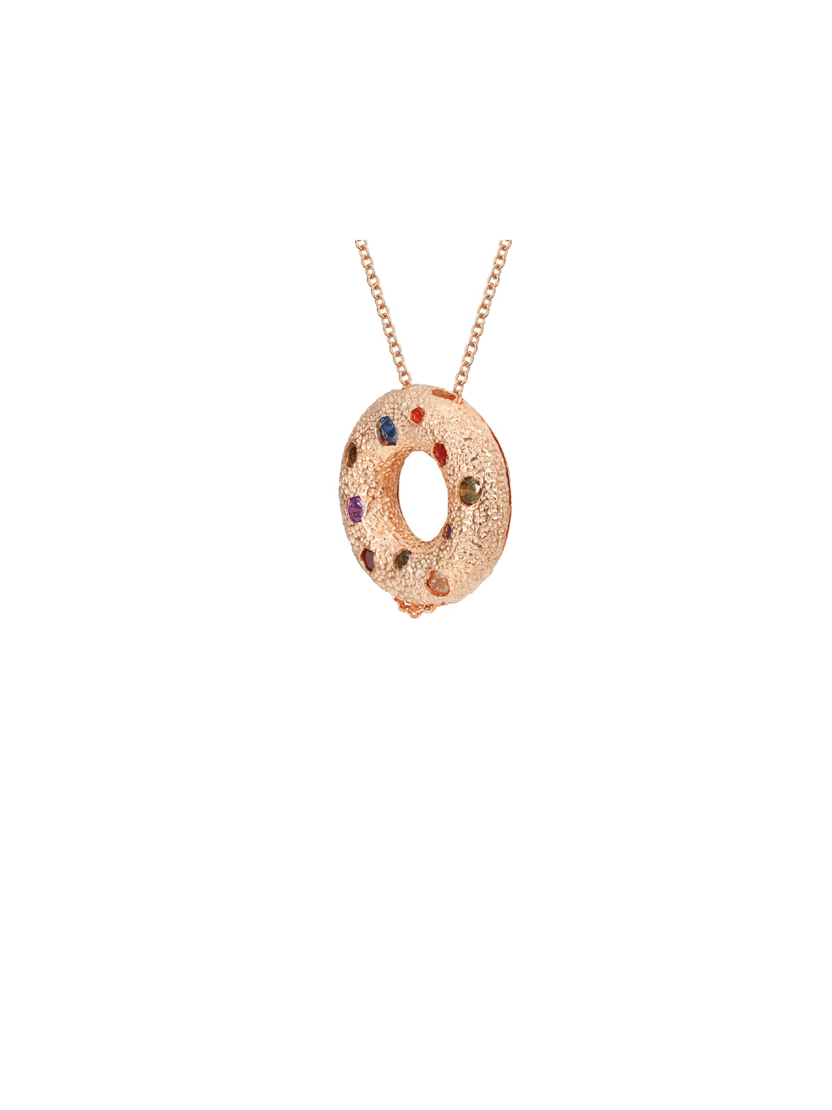 Halo Multiple Style Pendant - Small (Rose Gold) - Necklace | Orange Cube