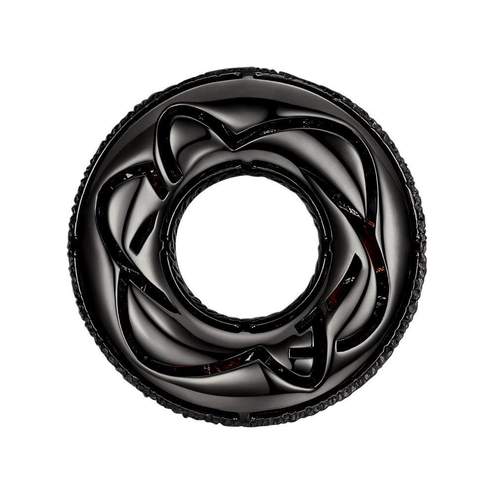 Halo Pendant - Small (Ebony) - Necklace | Orange Cube