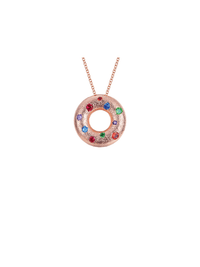 Halo Pendant - Small (Rose Gold) - Necklace | Orange Cube