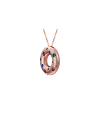 Halo Pendant - Small (Rose Gold) - Necklace | Orange Cube